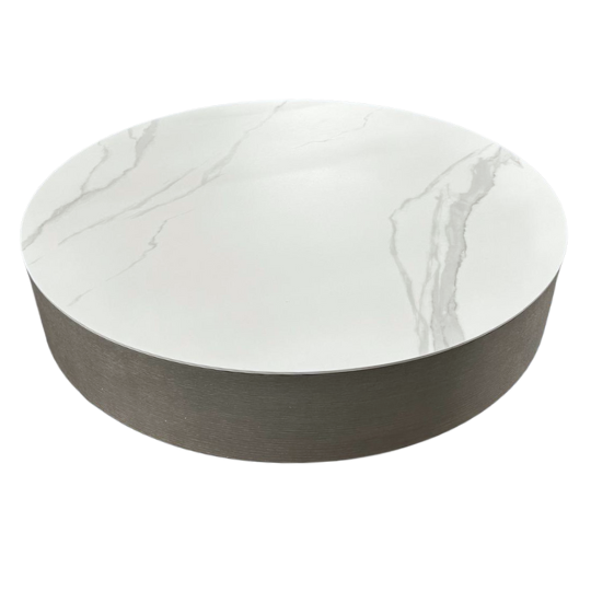 Coin Coffee Table - Pewter