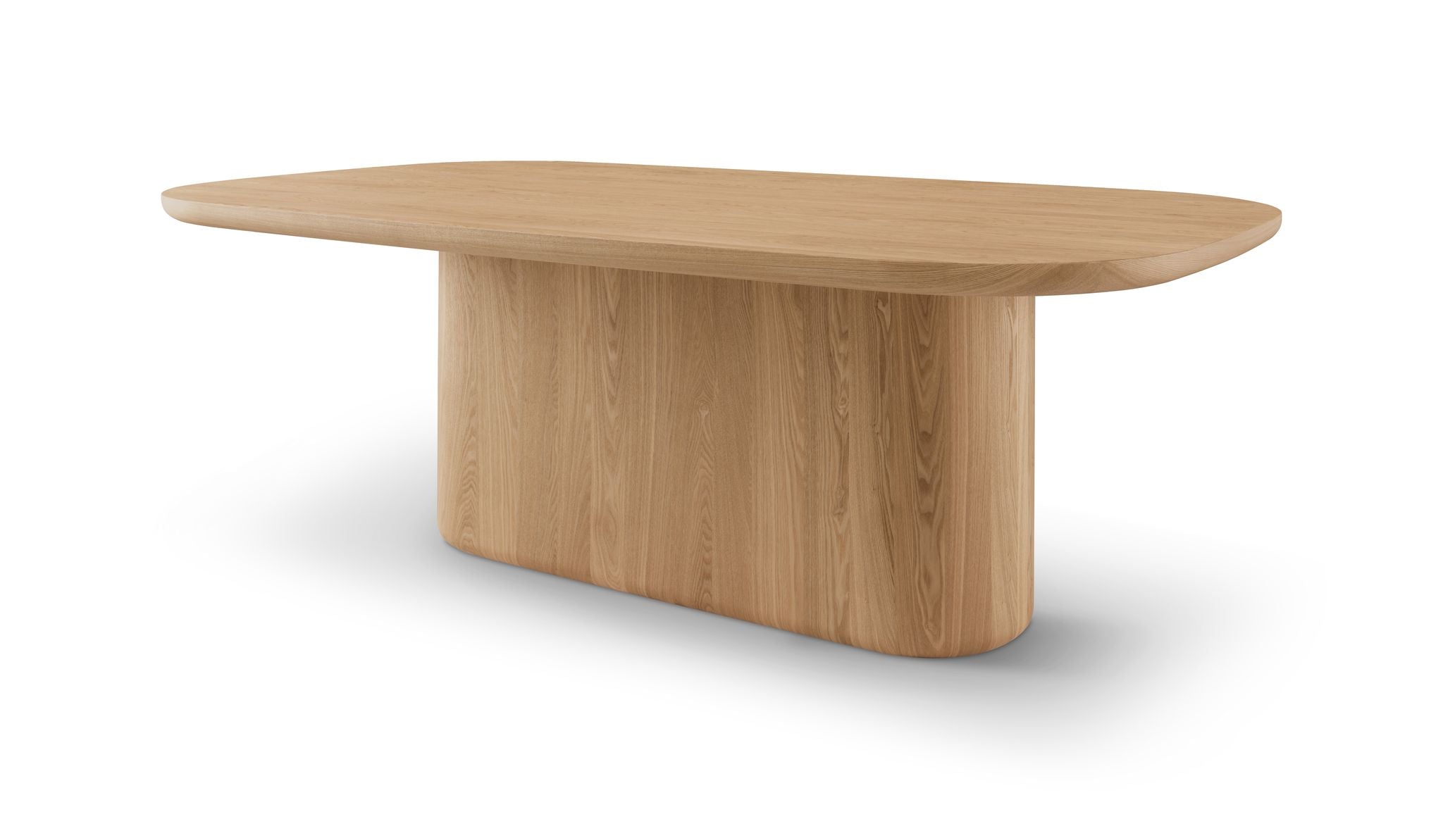 Berwick Dining Table - Single Pedestal- Ash Oak
