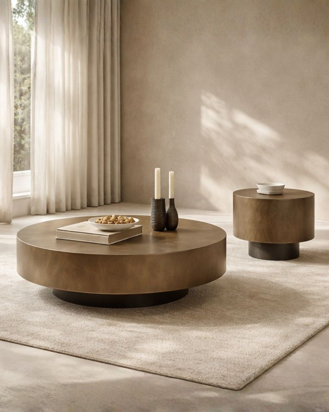 Adair Coffee Table - Brushed Bronze