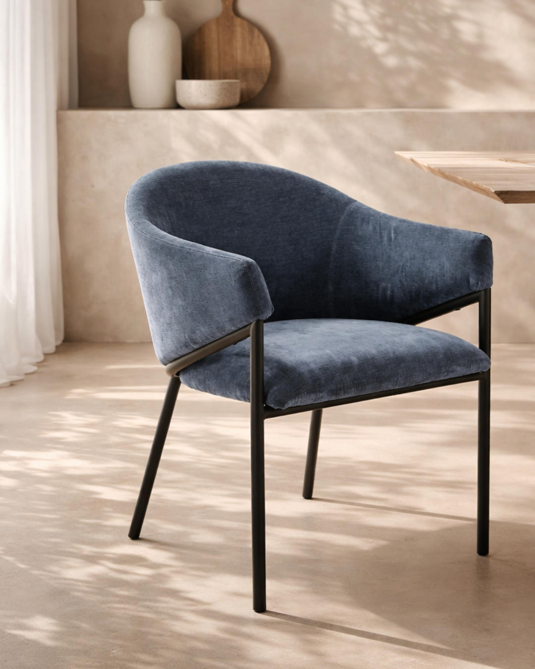 Aidan Armchair - Set of 2 - Navy