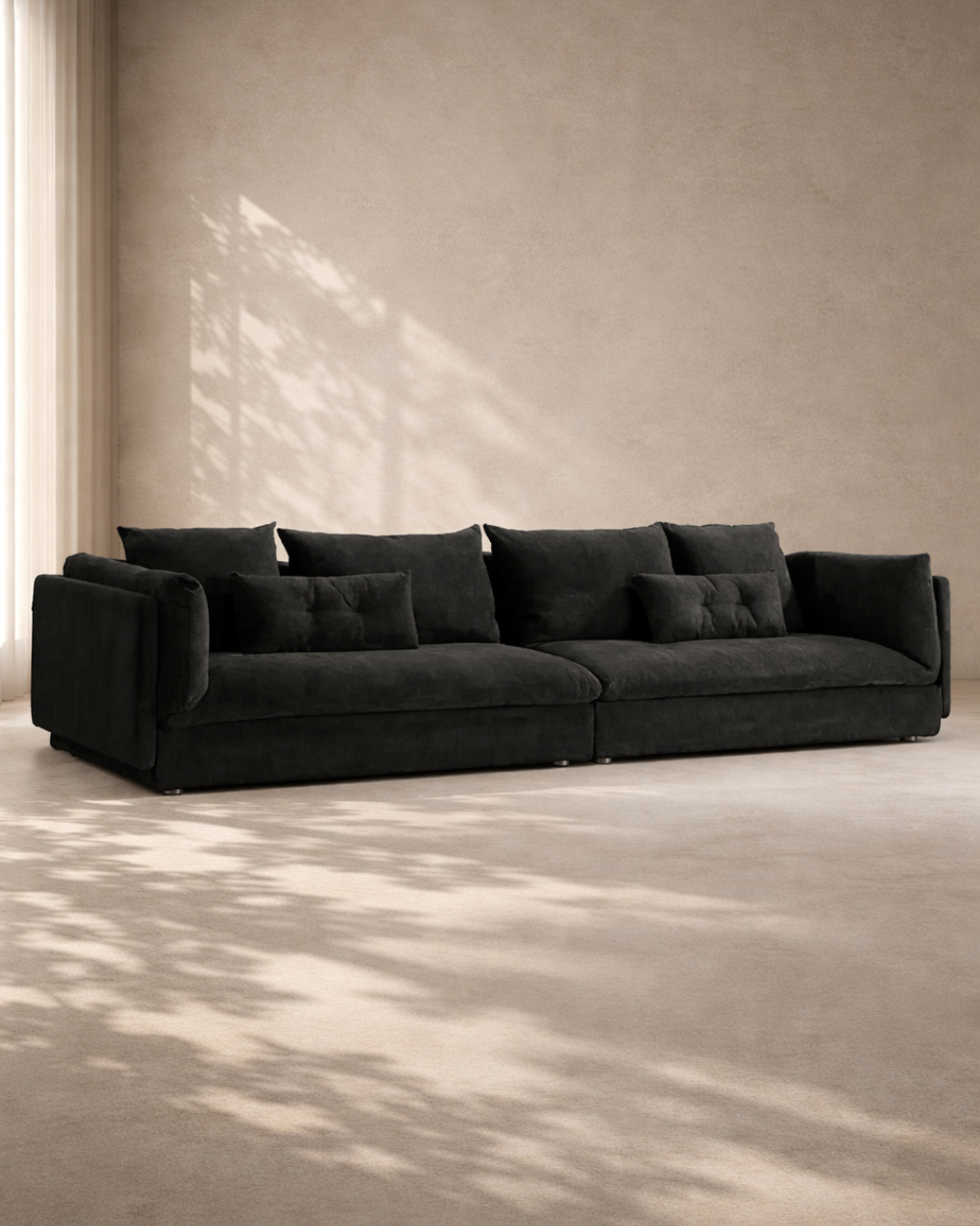 Axis 4-Seater Sofa - Dark Grey