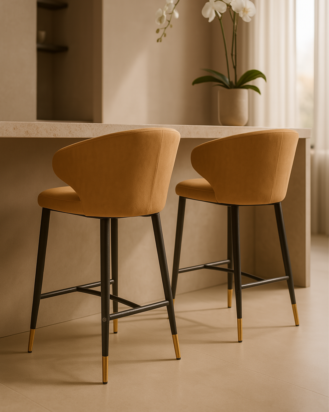Bellroy Barstool - Vintage Eco Pelle Honey