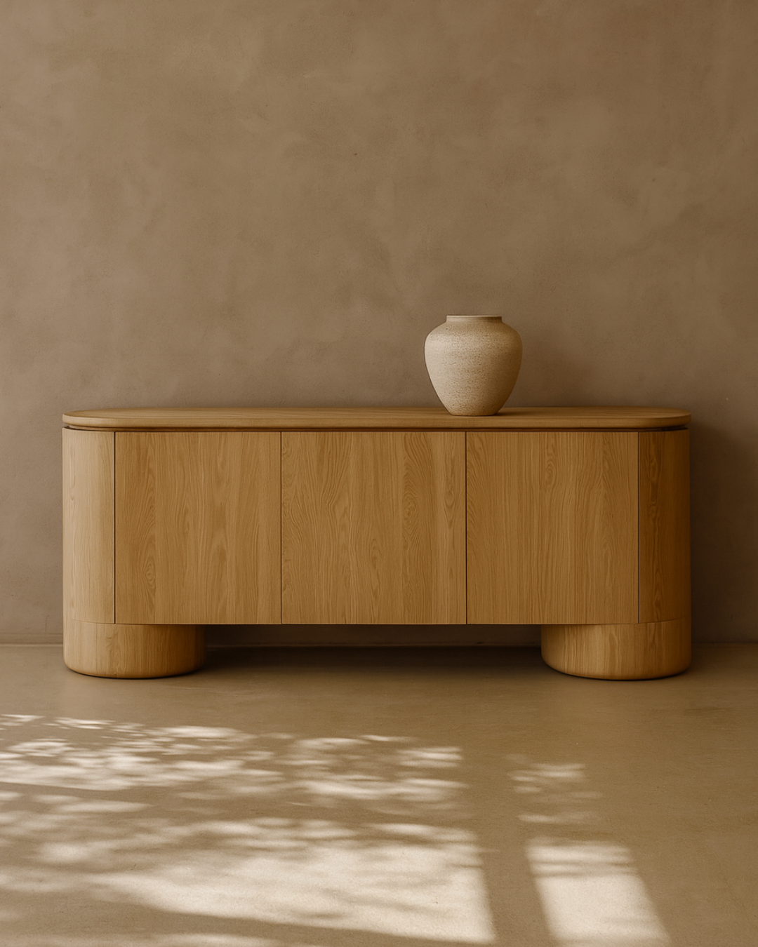 Berwick Buffet - Ash Oak - 3 Door