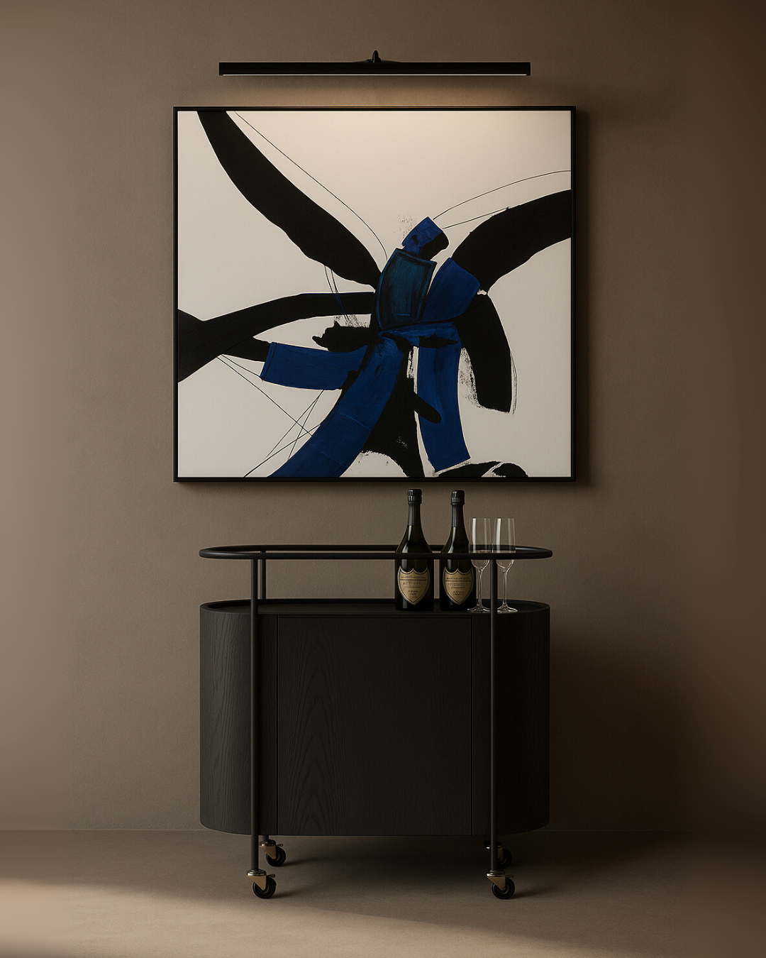 Capri Bar Cart - Black