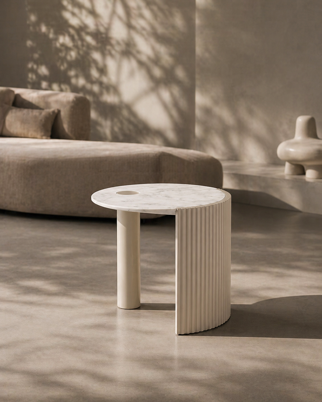 Salida Side Table - Beige