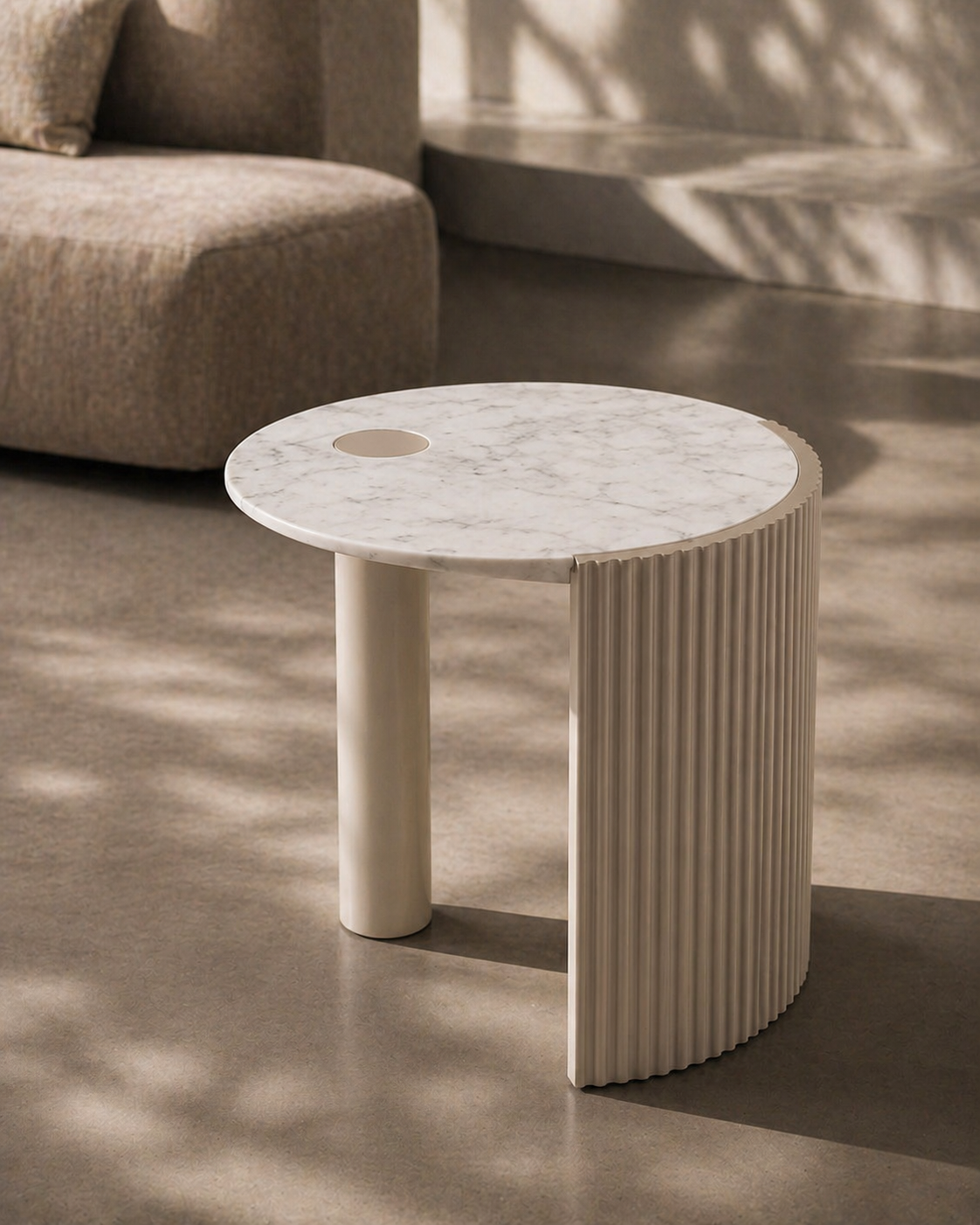 Salida Side Table - Beige
