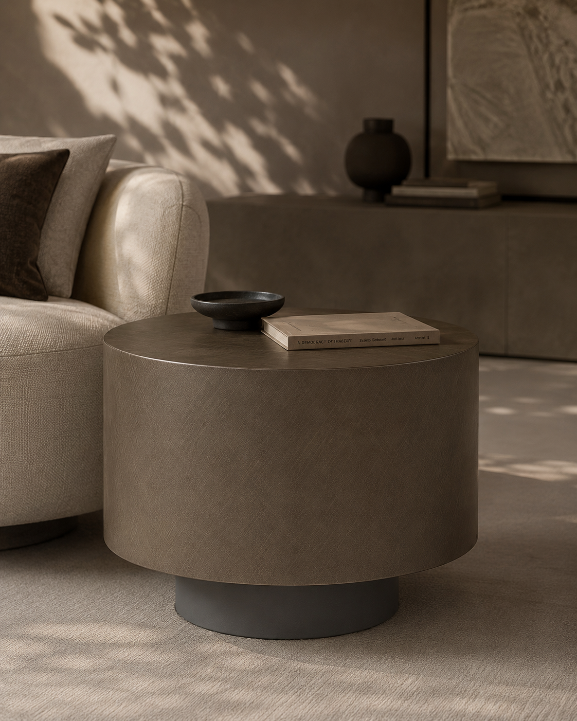 Adair Side Table - Brushed Bronze