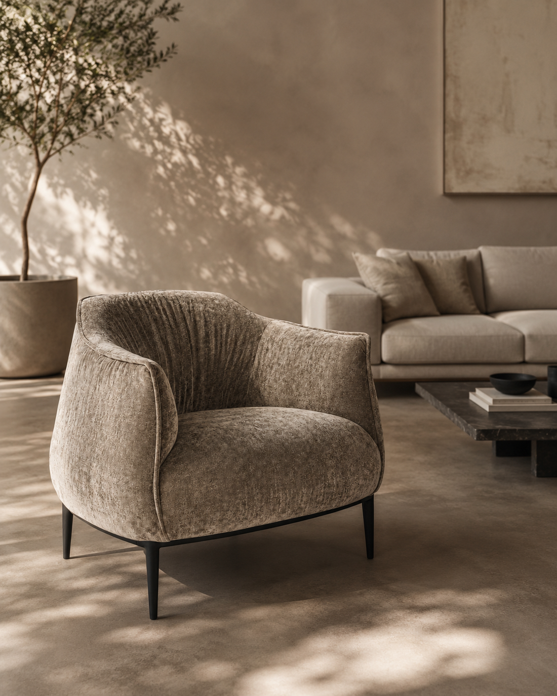 Tyrone Lounge Chair - Gisele Olive