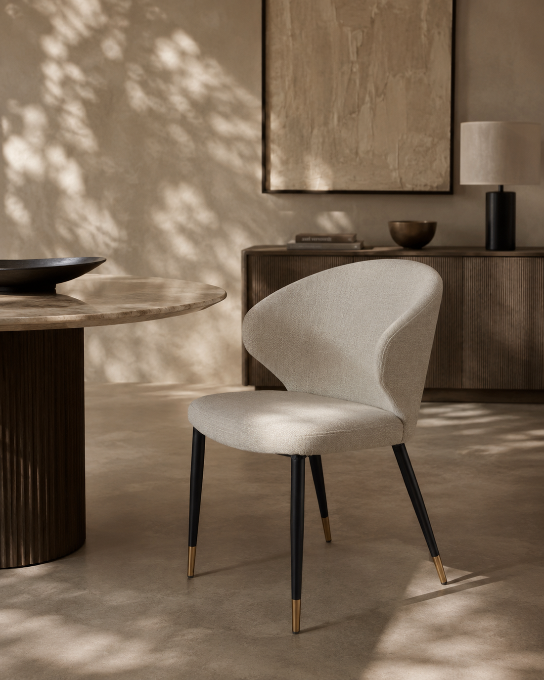 Bellroy Dining Chair - Light Beige