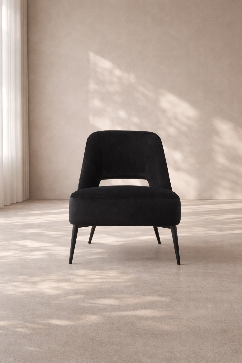 Avesa Lounge Chair - Black