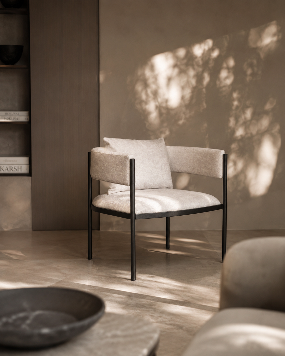 Envie I Lounge Chair - Giselle Grey Beige