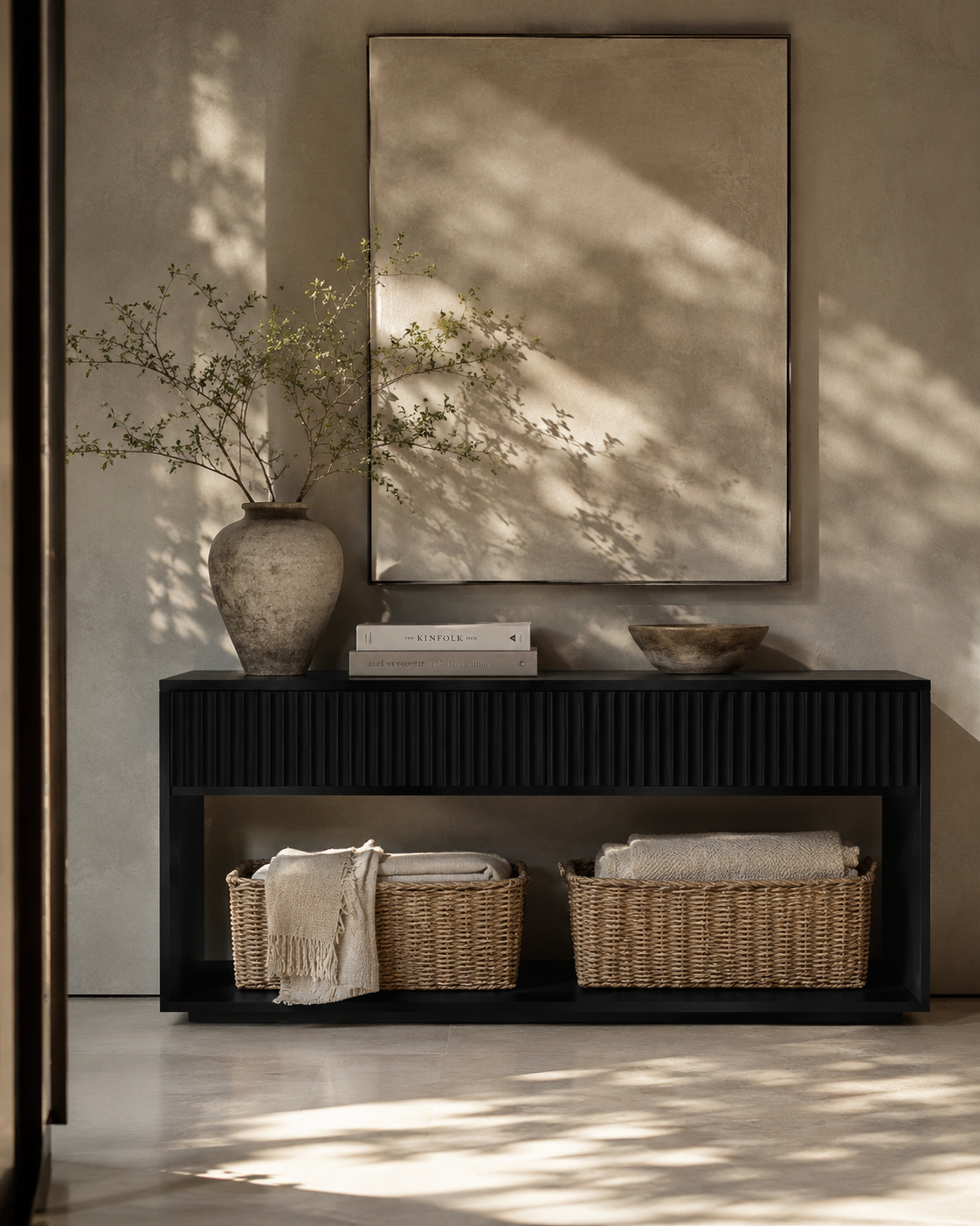 Costine Console Table - Black