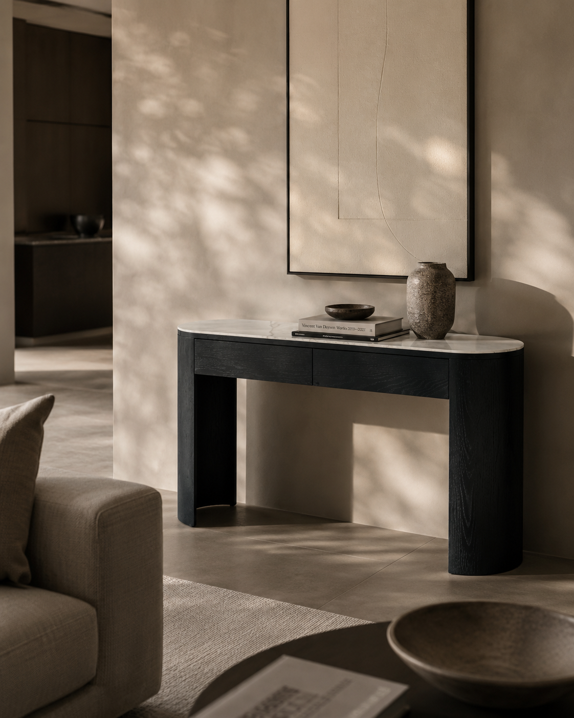 Oakura Console - Black