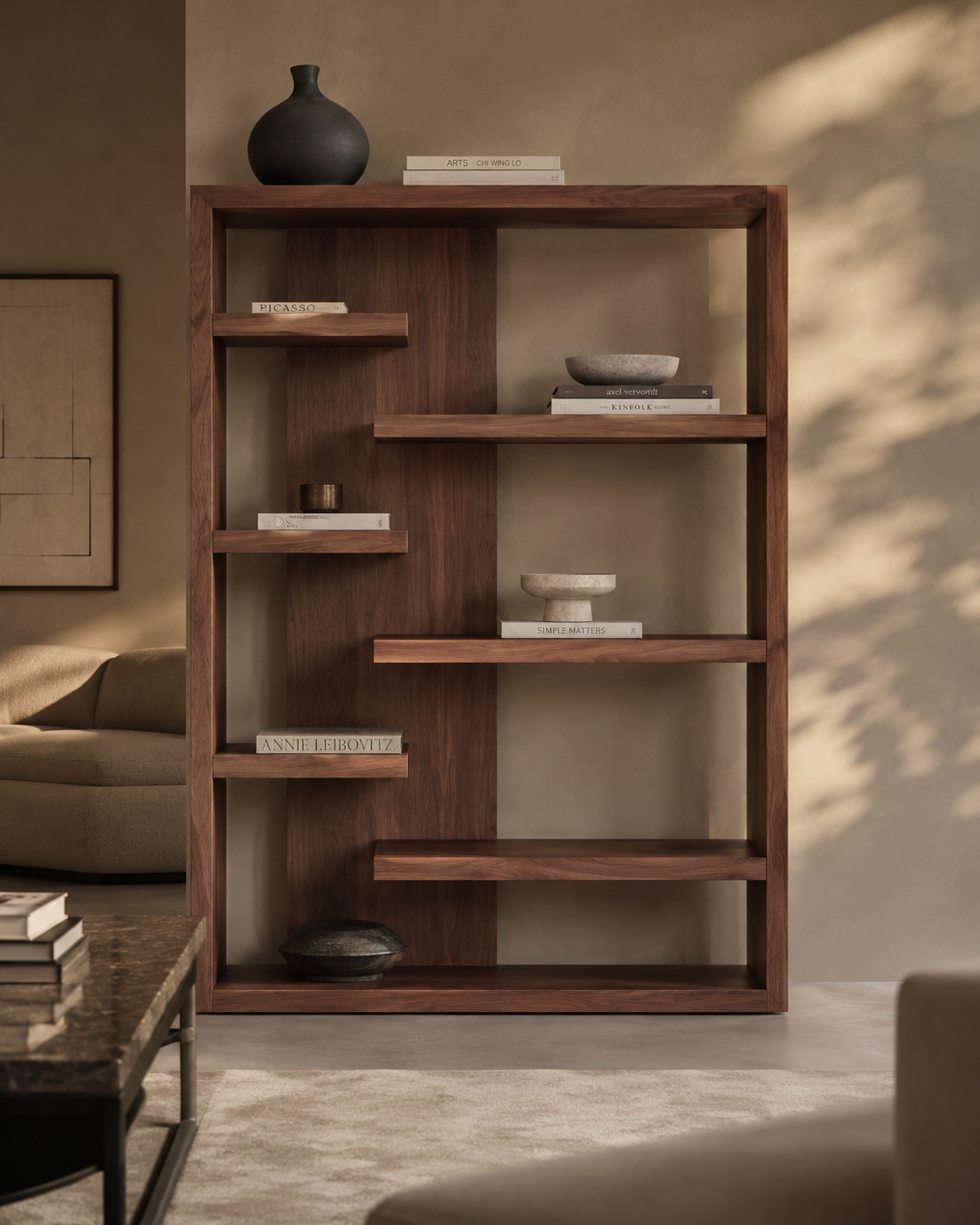 Fiocchi Book Shelf - Walnut