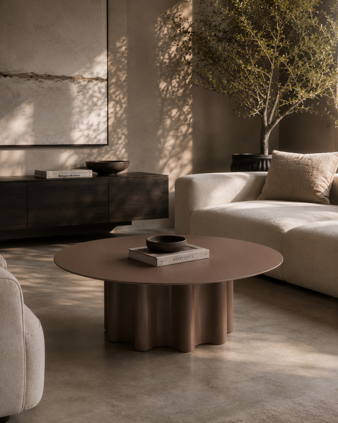 Moon Coffee Table - Cocoa