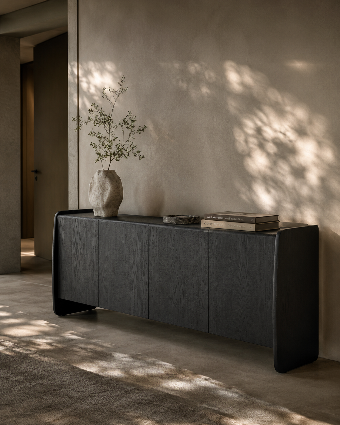 Underline Buffet - Black Oak - 4 Door