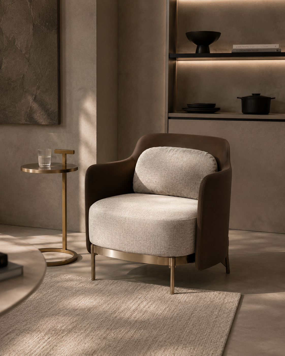 Gemma Lounge Chair - Olive