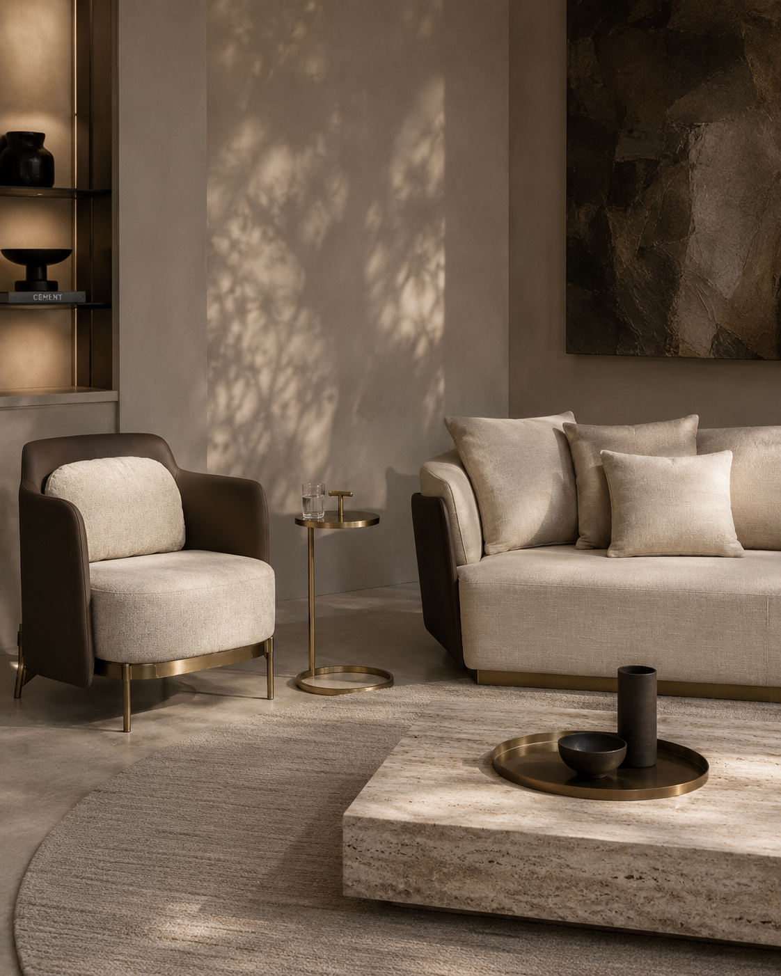 Gemma Lounge Chair - Olive