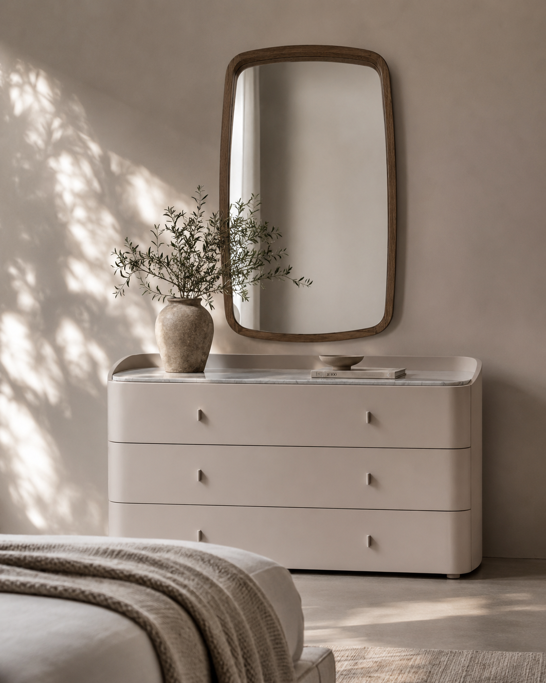 Vertu Dresser - Matte Beige