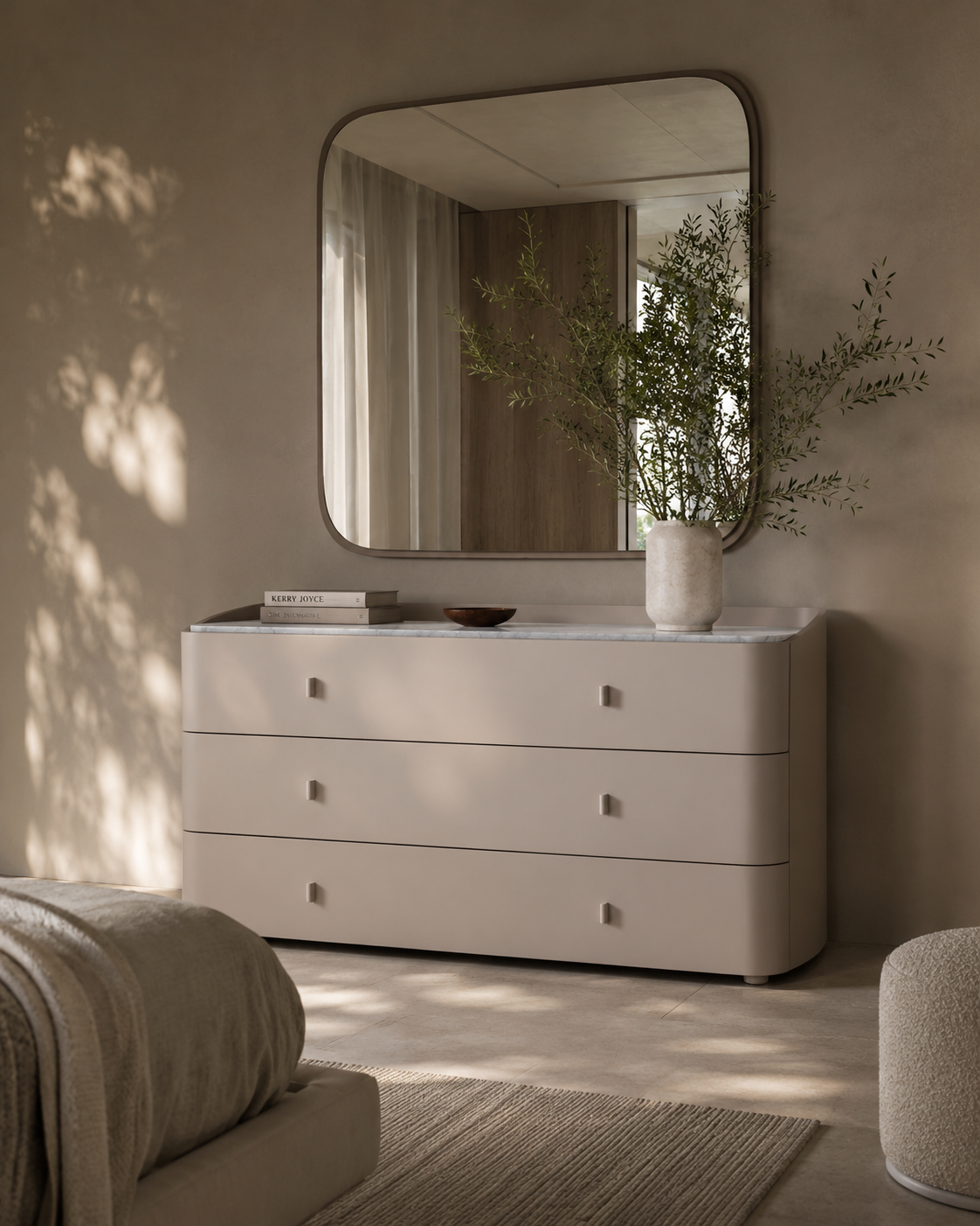Vertu Dresser - Matte Beige