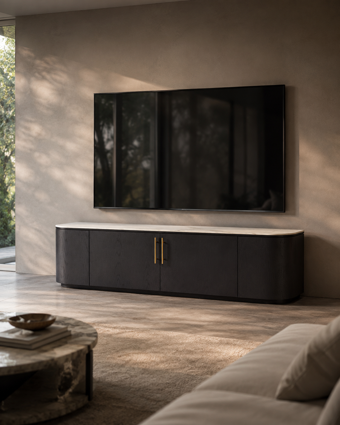 Oakura TV Unit - Black