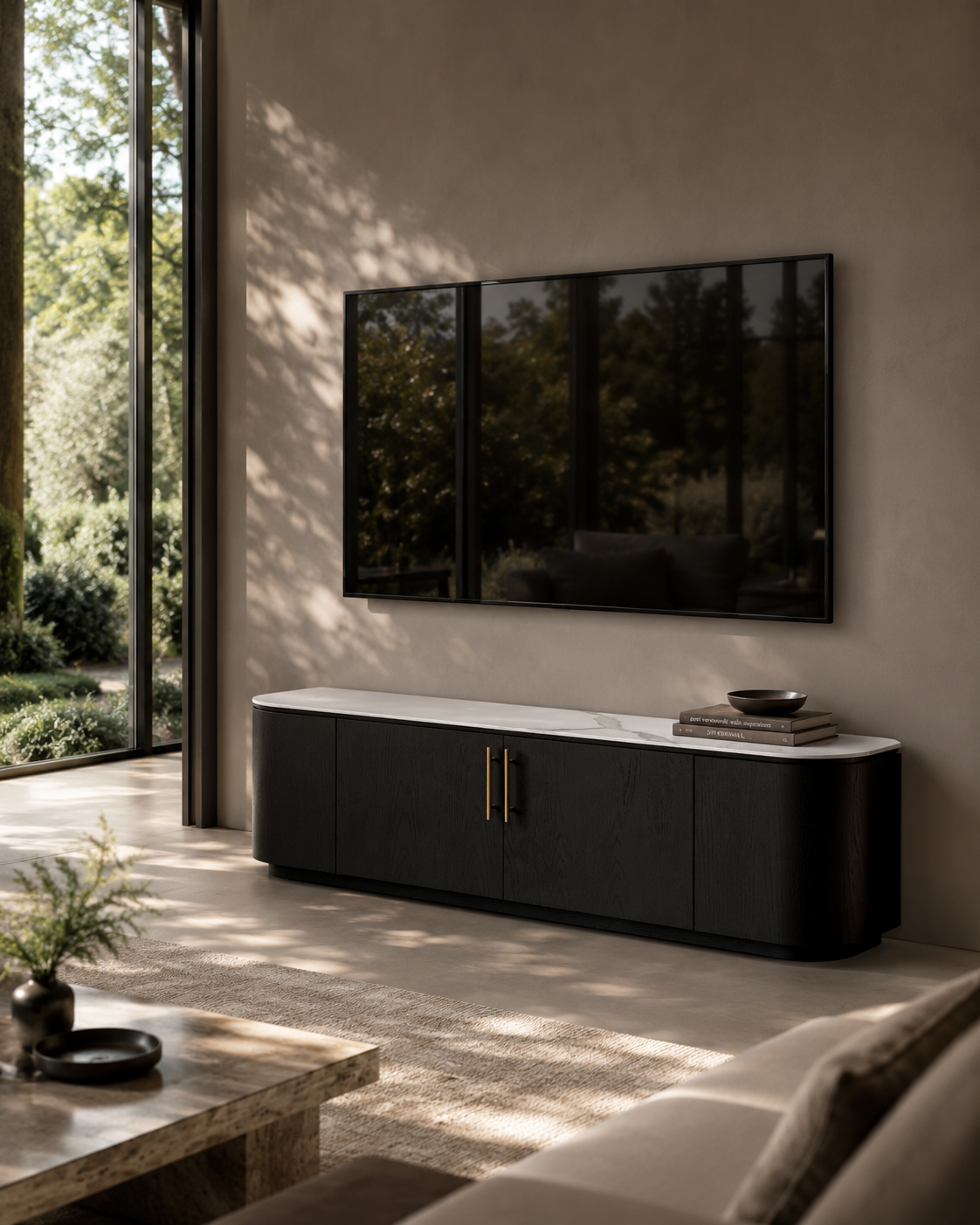 Oakura TV Unit - Black