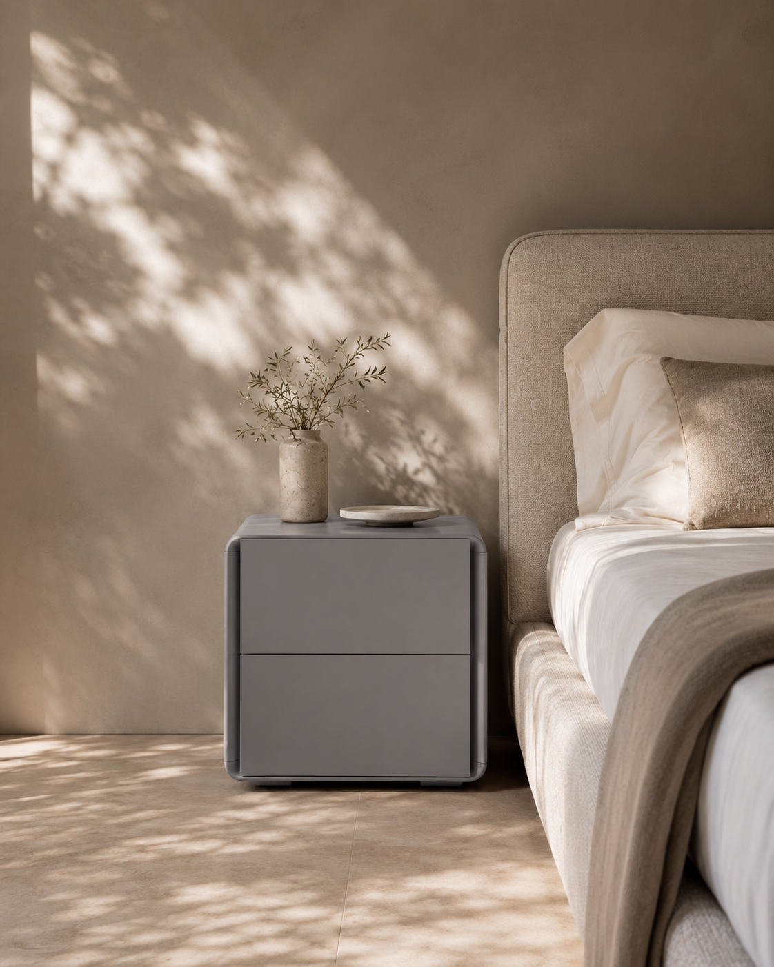 Kota Bedside - Grey