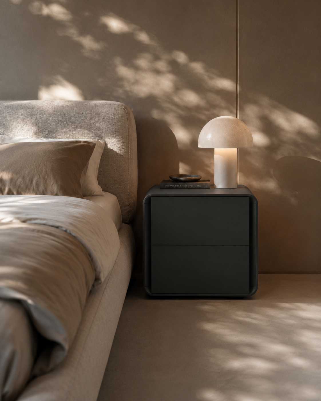 Kota Bedside - Matte Anthracite