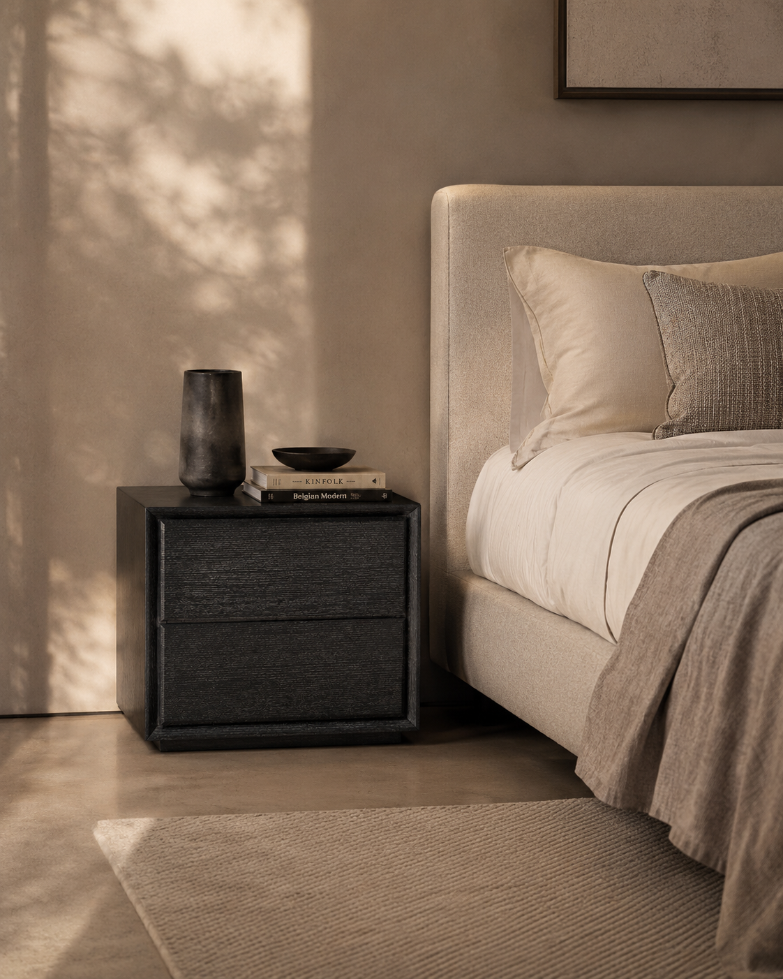 Alida 2-Drawer Bedside Table