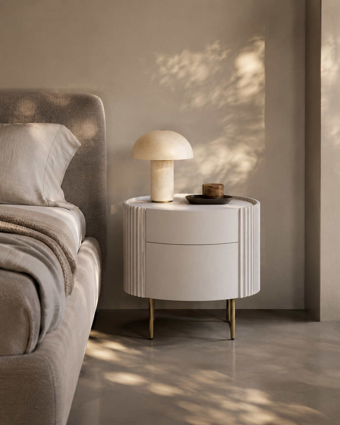 Lantine Bedside - Beige
