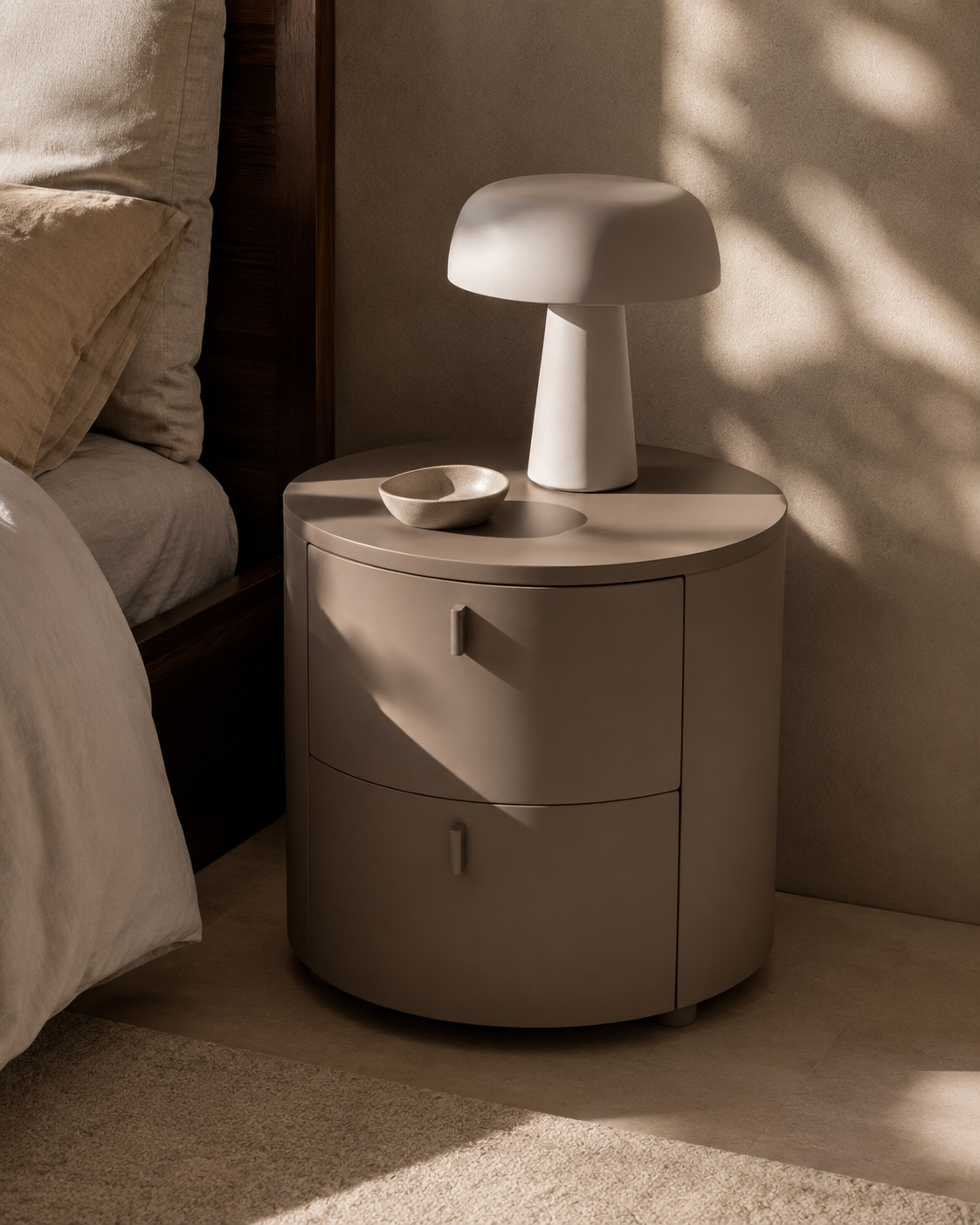 Sims Bedside Table - Cocoa
