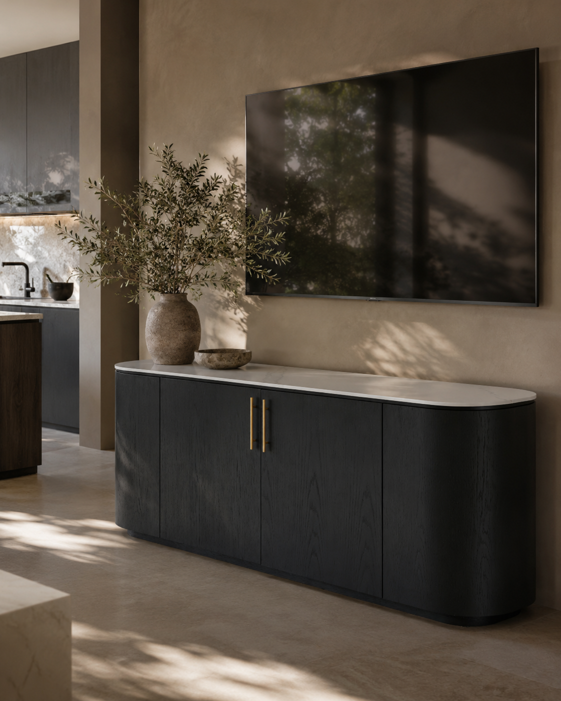 Oakura Buffet - Black