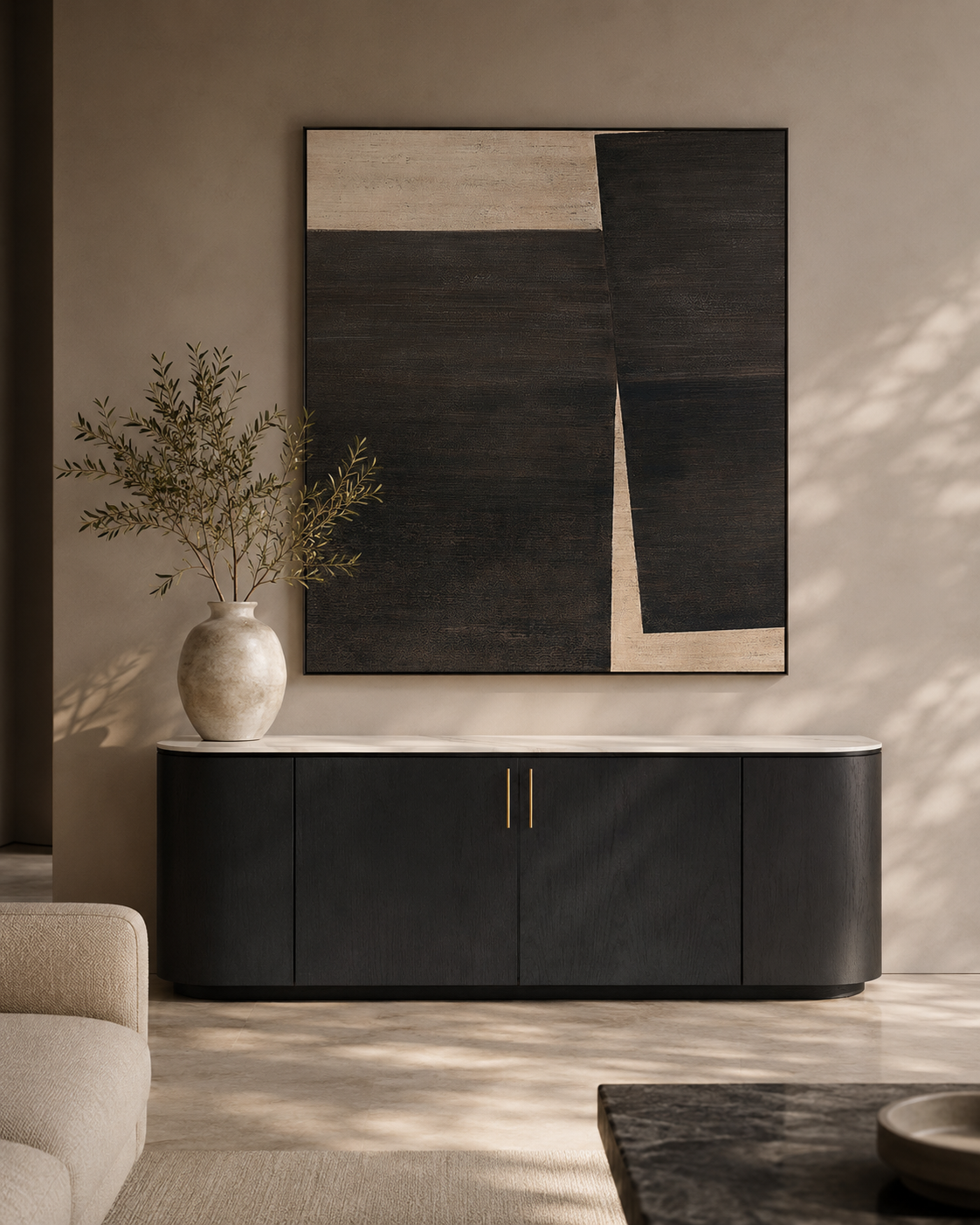 Oakura Buffet - Black