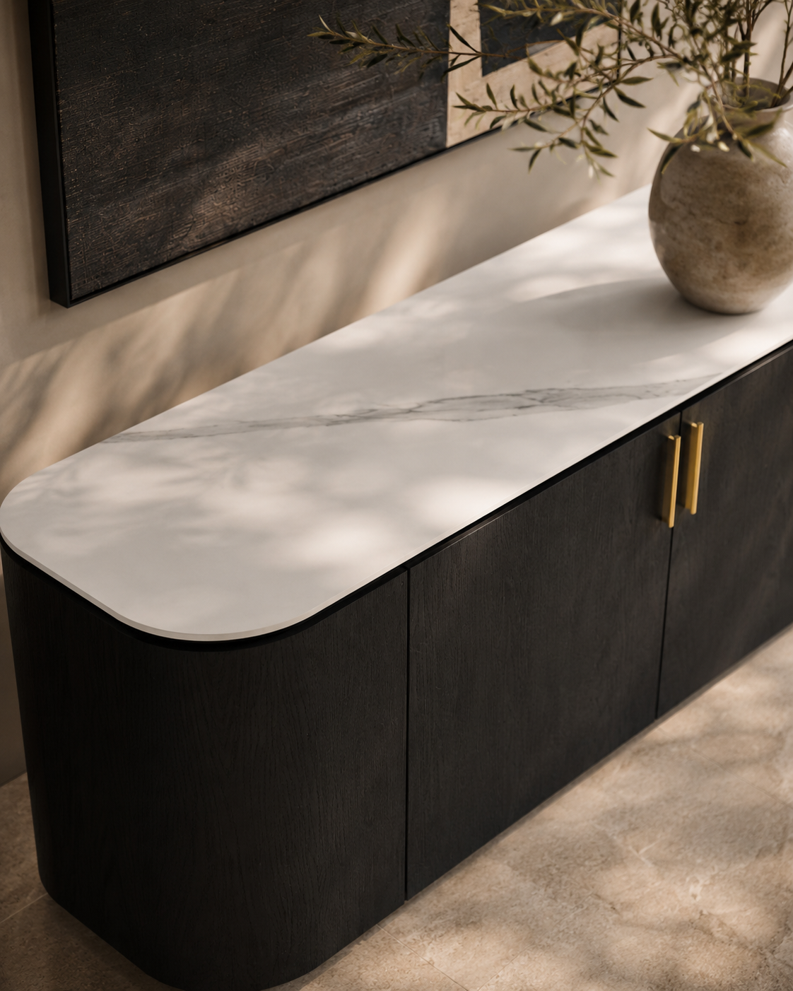 Oakura Buffet - Black