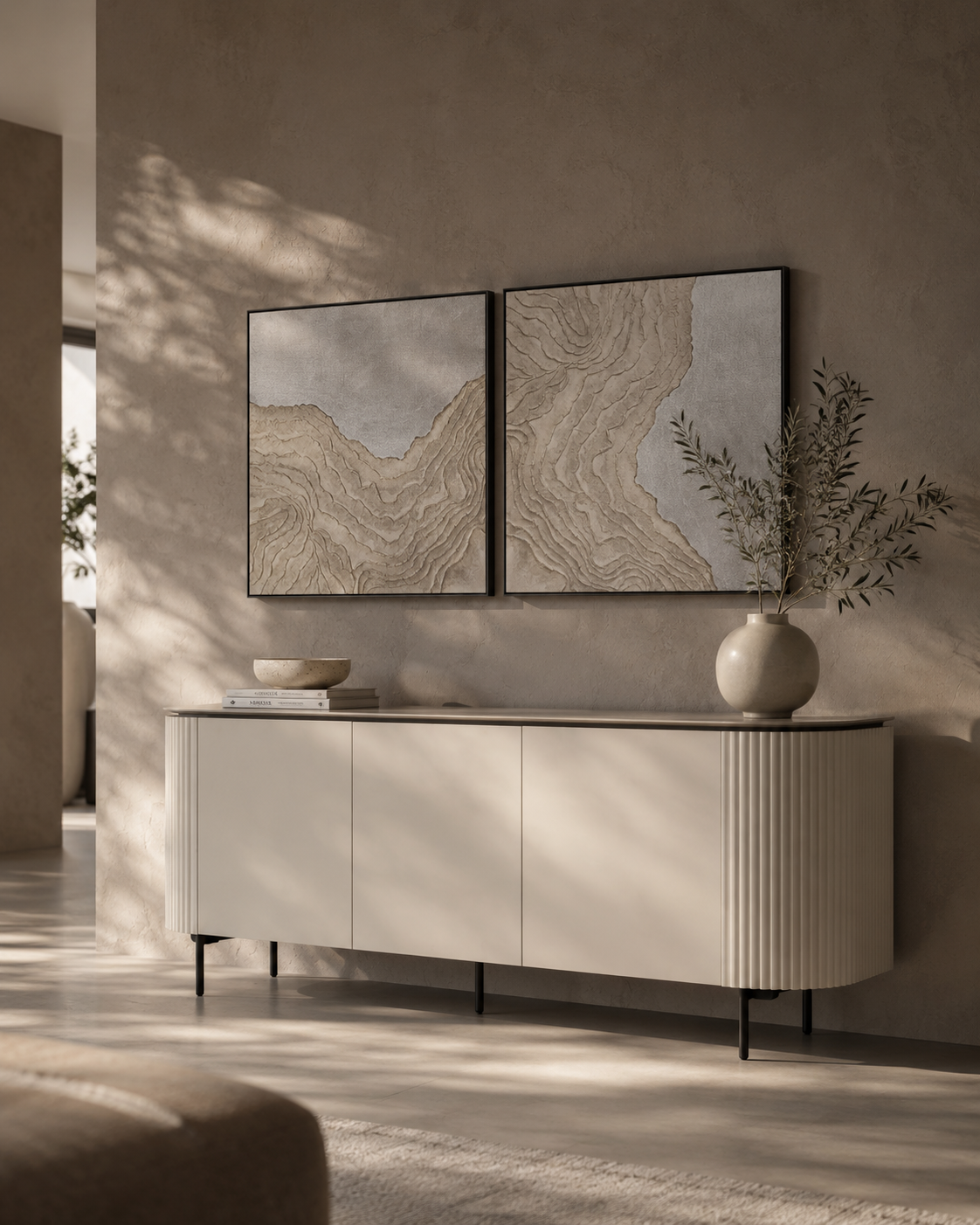 Lantine Buffet - Matt Beige