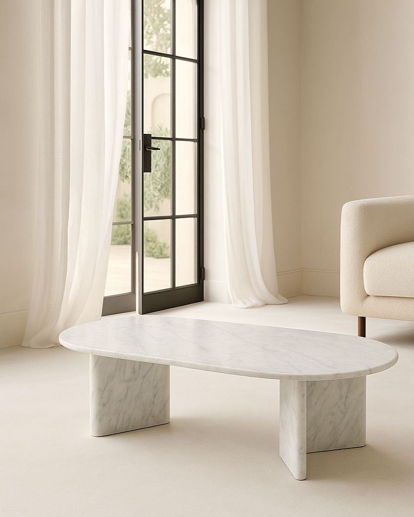 Frieda Marble Coffee Table - Tommy Franks