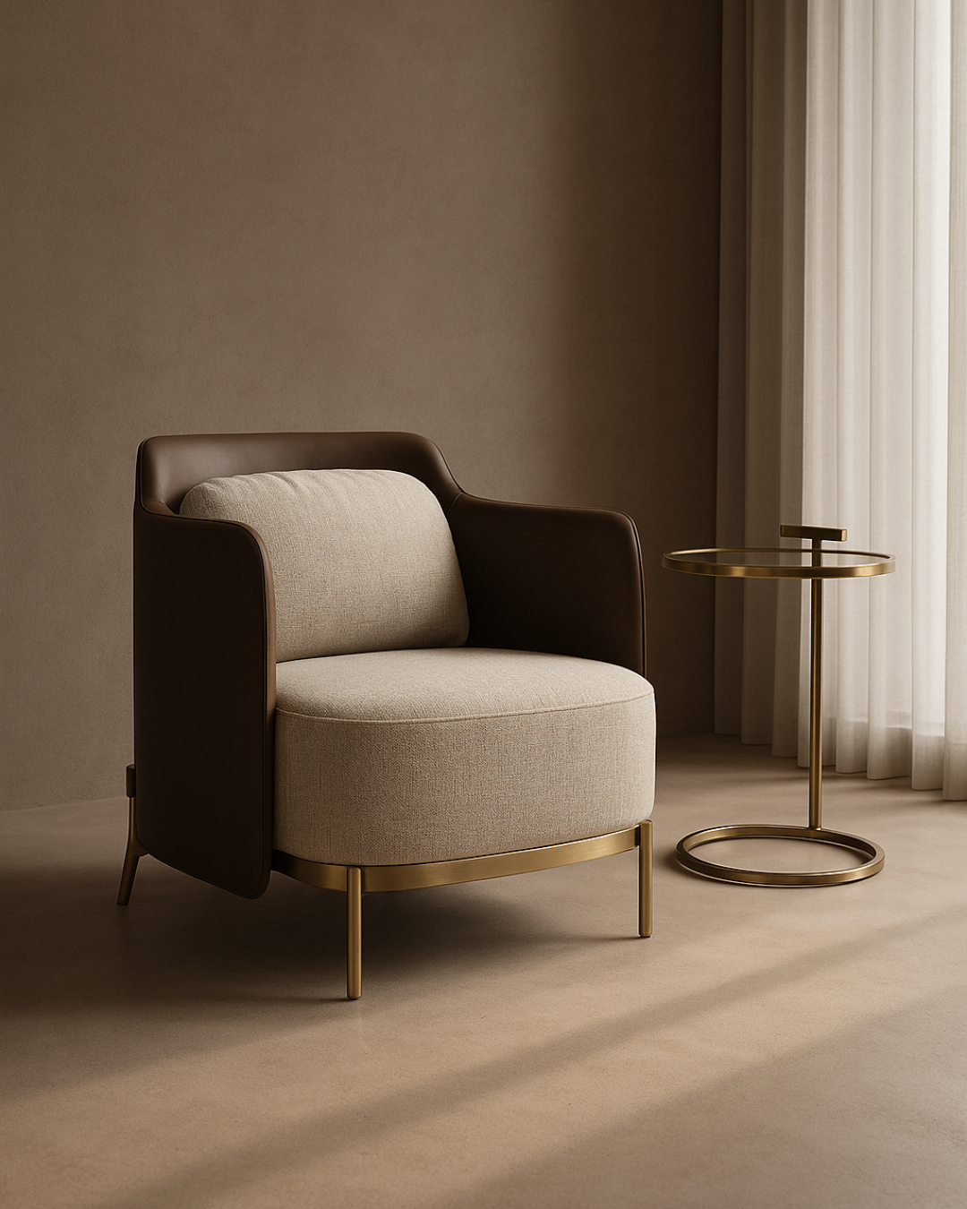 Gemma Lounge Chair - Olive