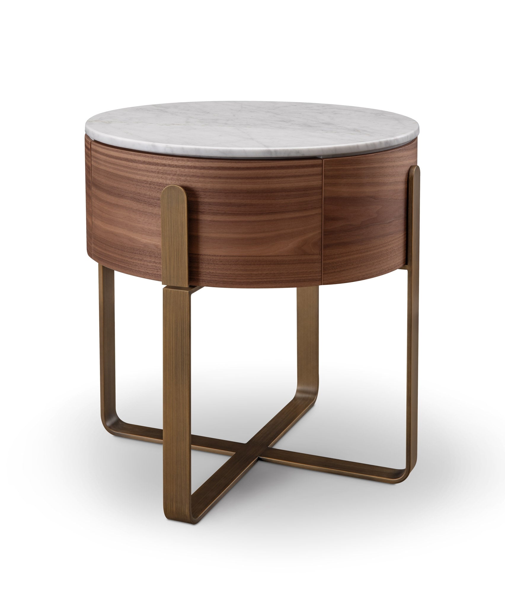 Aurelia Round Bedside Table