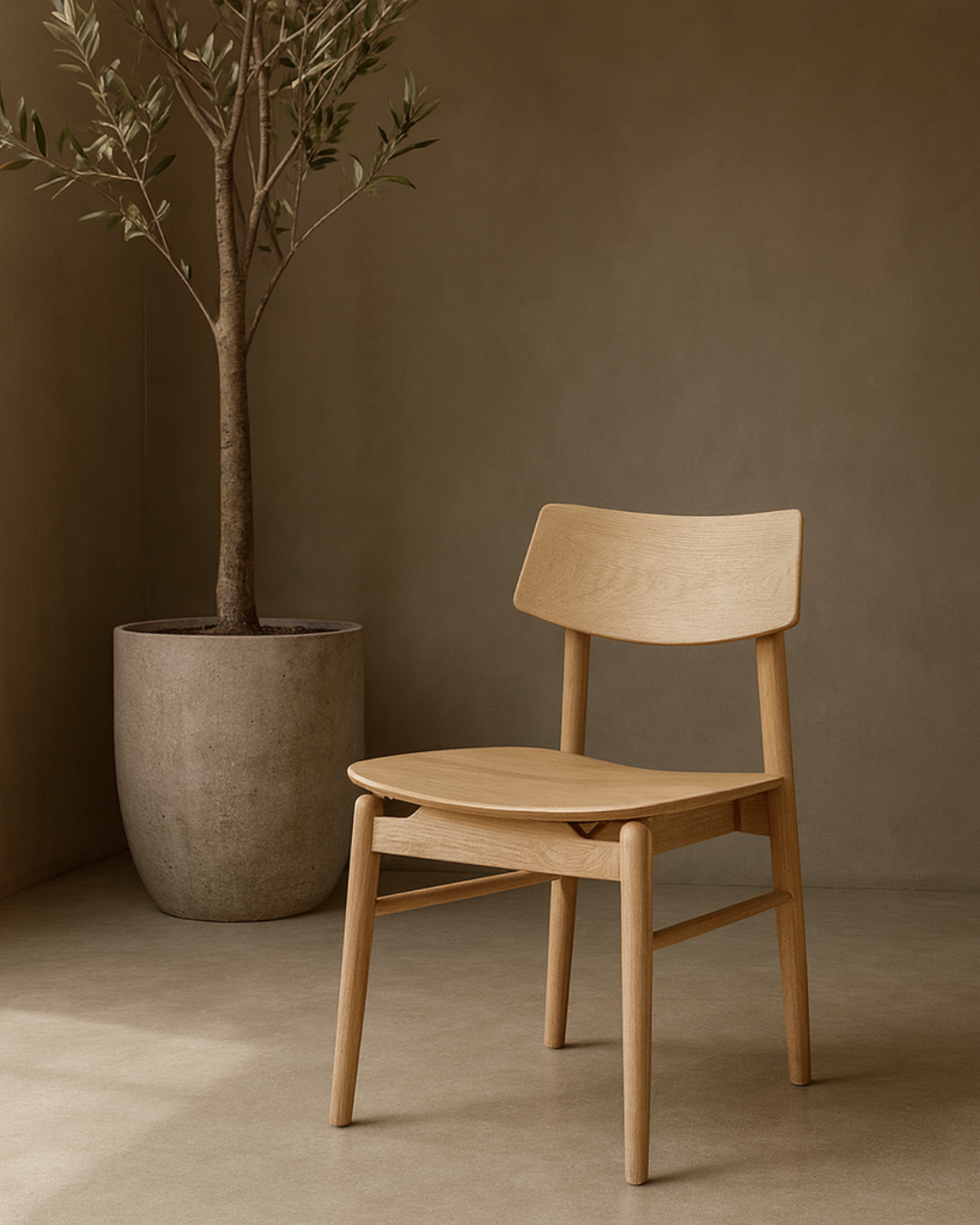 Mono Solid Oak Dining Chair