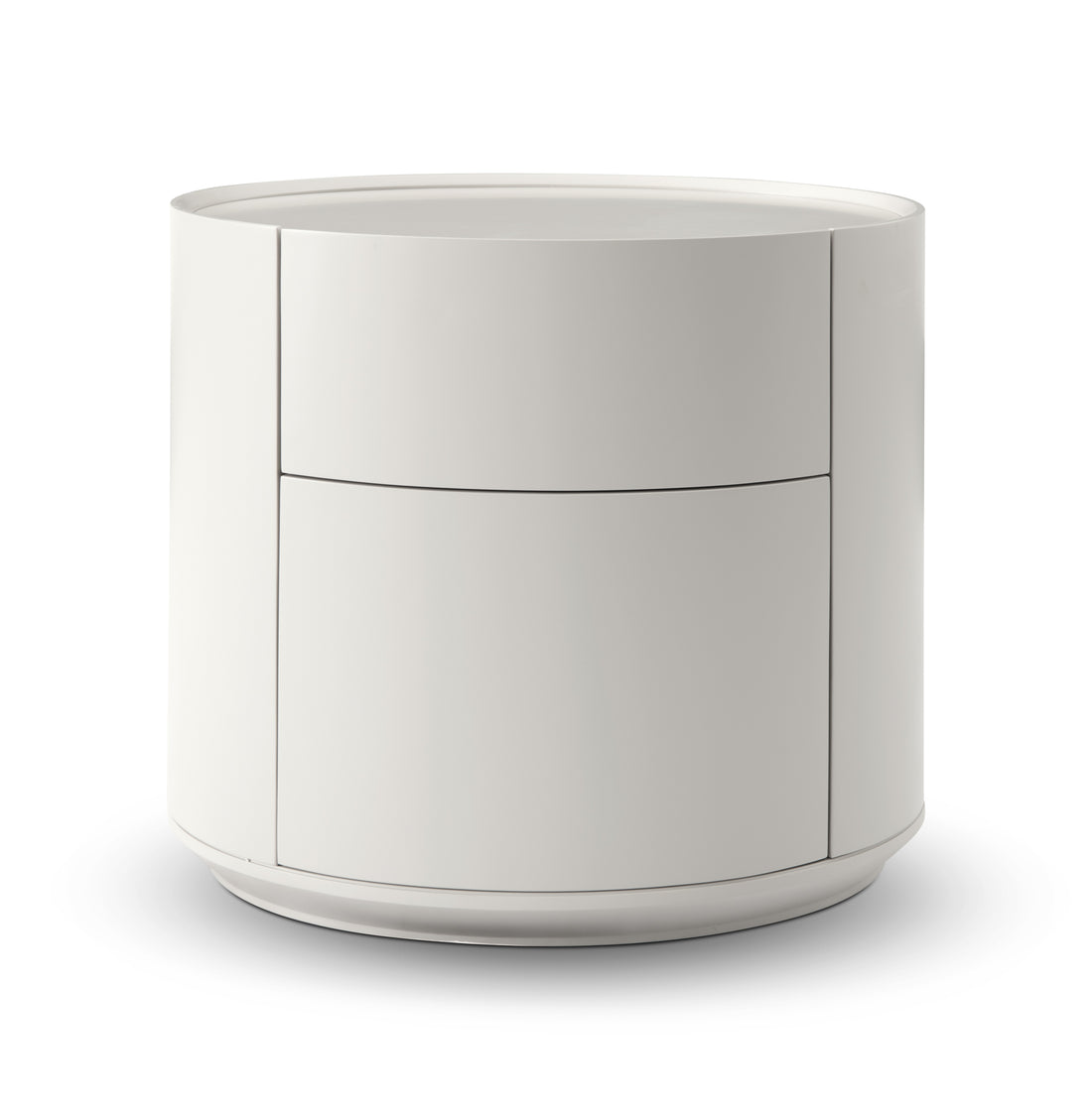 Ming Bedside Table - Matte Beige