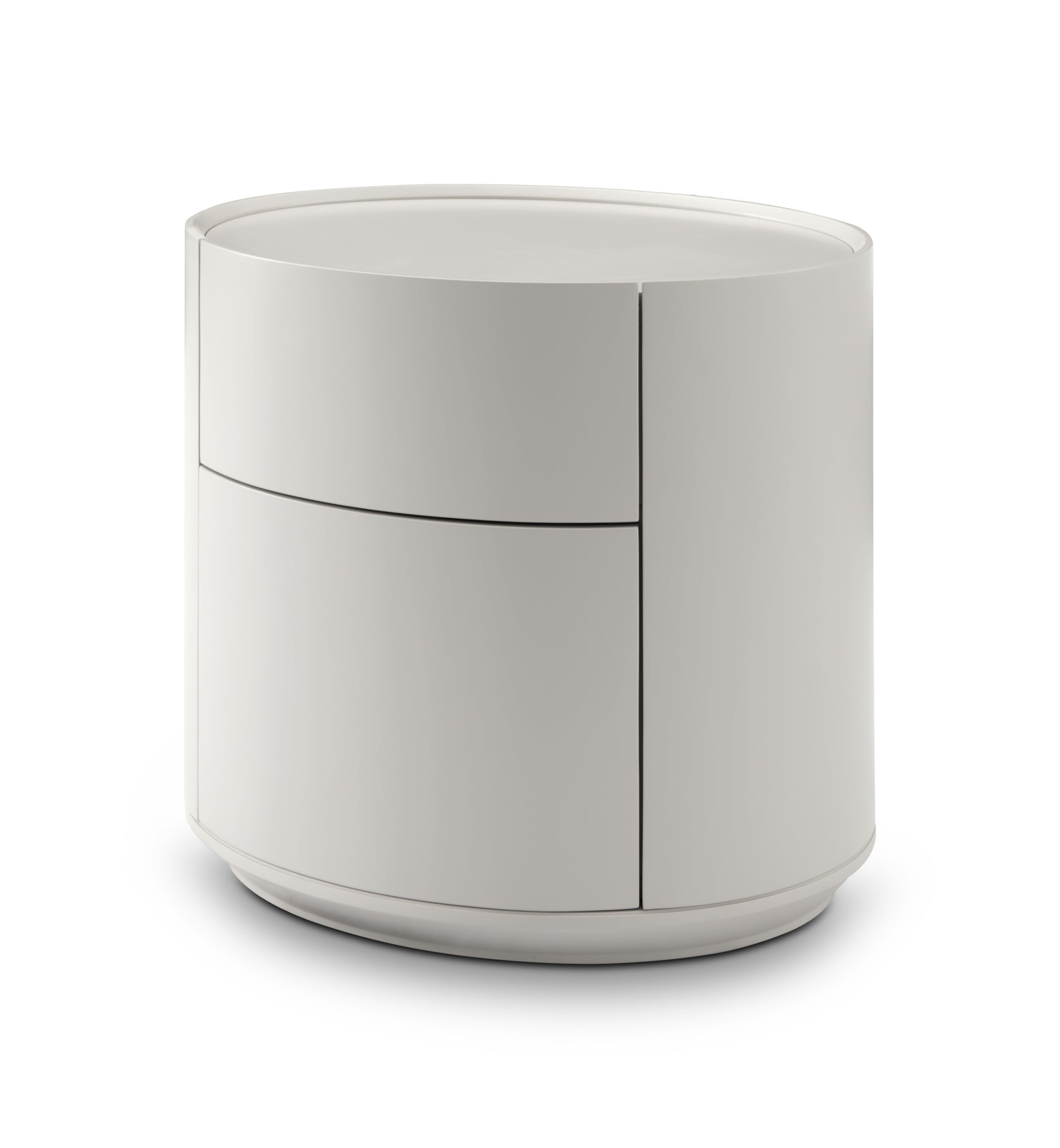 Ming Bedside Table - Matte Beige