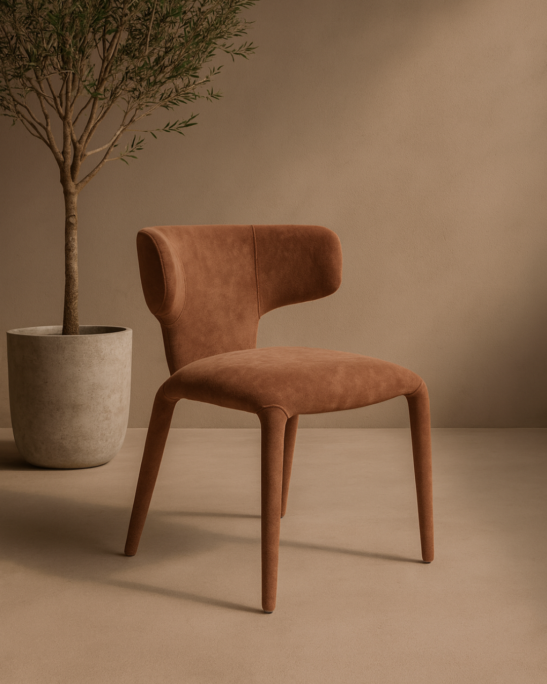 Sahara Dining Chair – Set of 2 - Rust