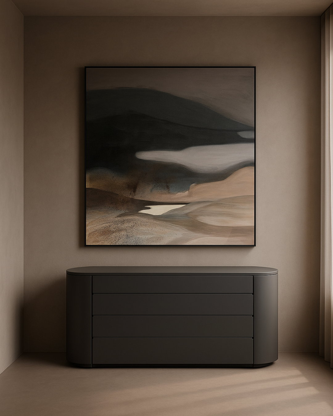 Sims Dresser - Matte Dark Grey