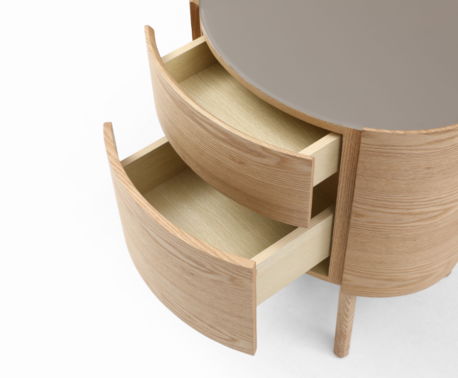 Weston Bedside Table - Ash Oak