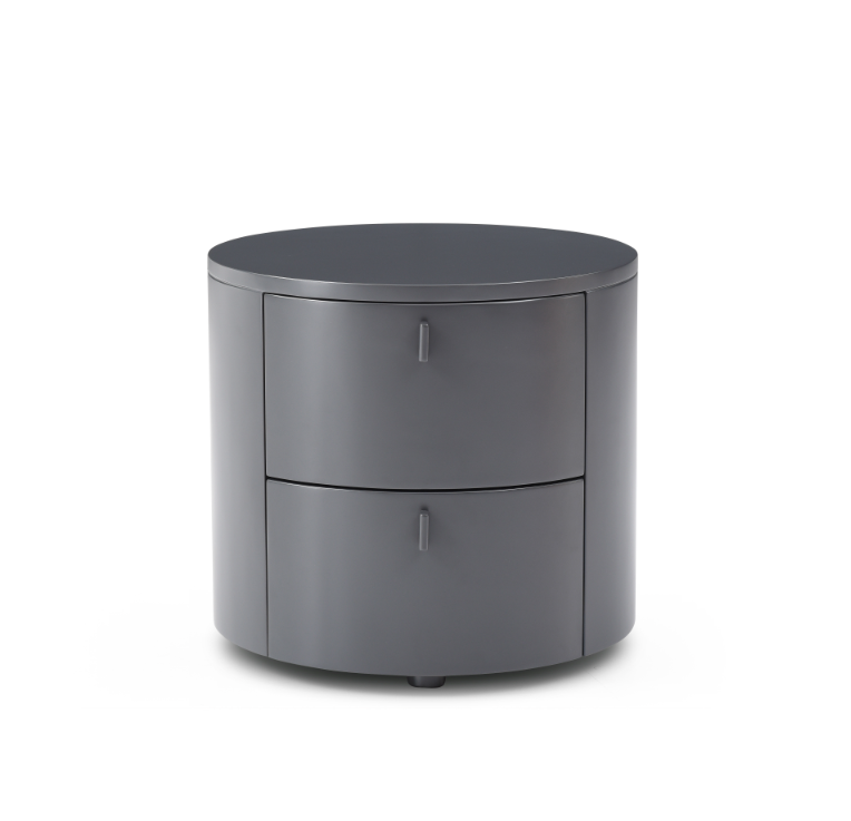 Sims Bedside Table - Matte Anthracite