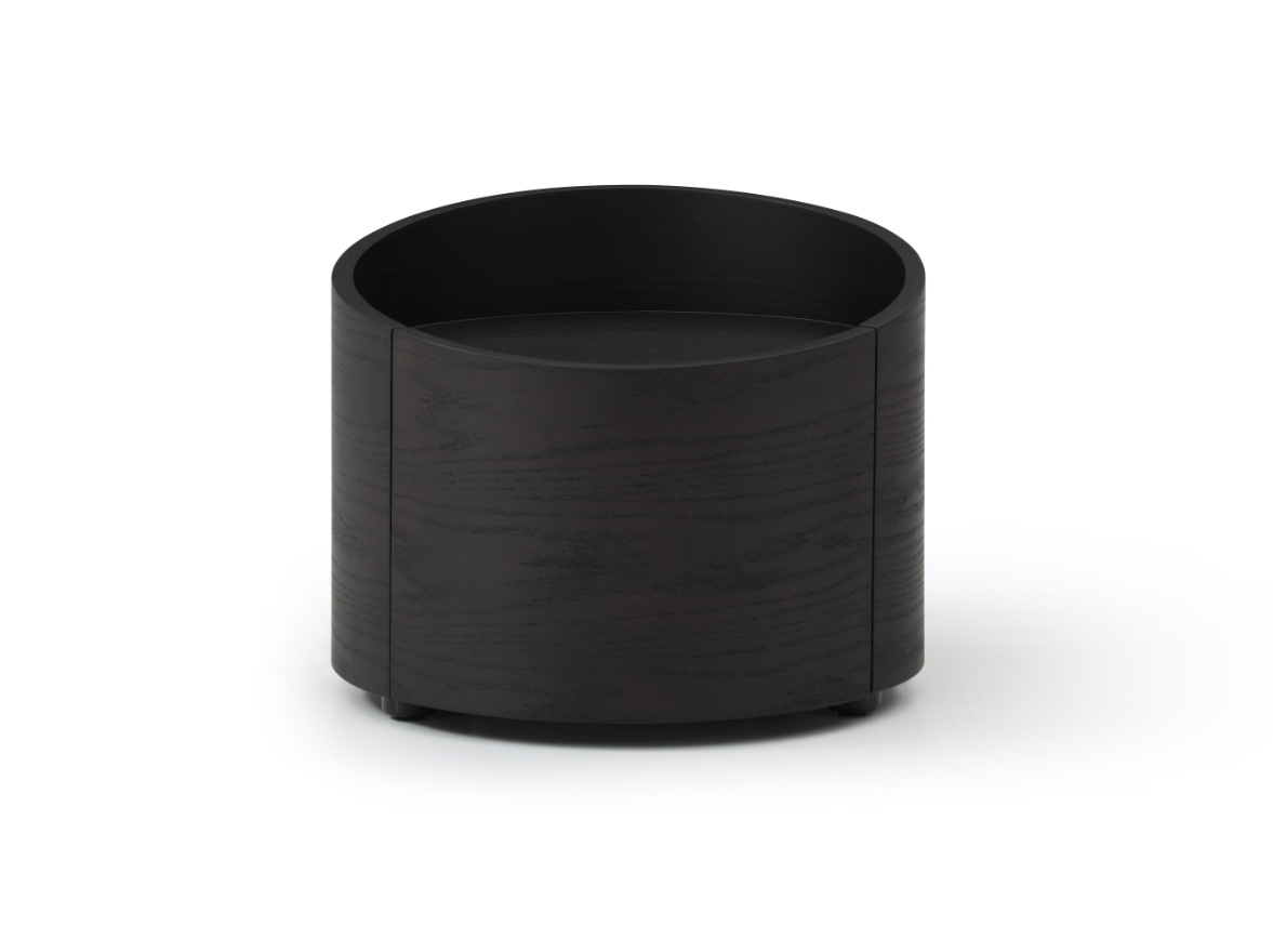 Amond Bedside - Smoke Oak