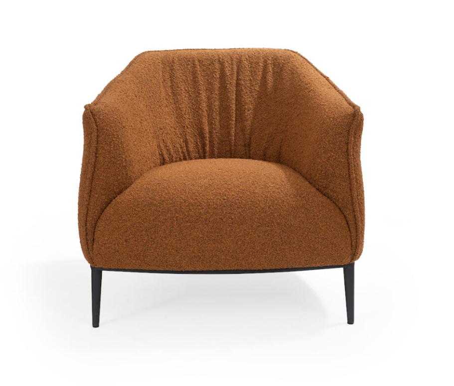 Tyrone Lounge Chair - Chex Bouclé Morocco