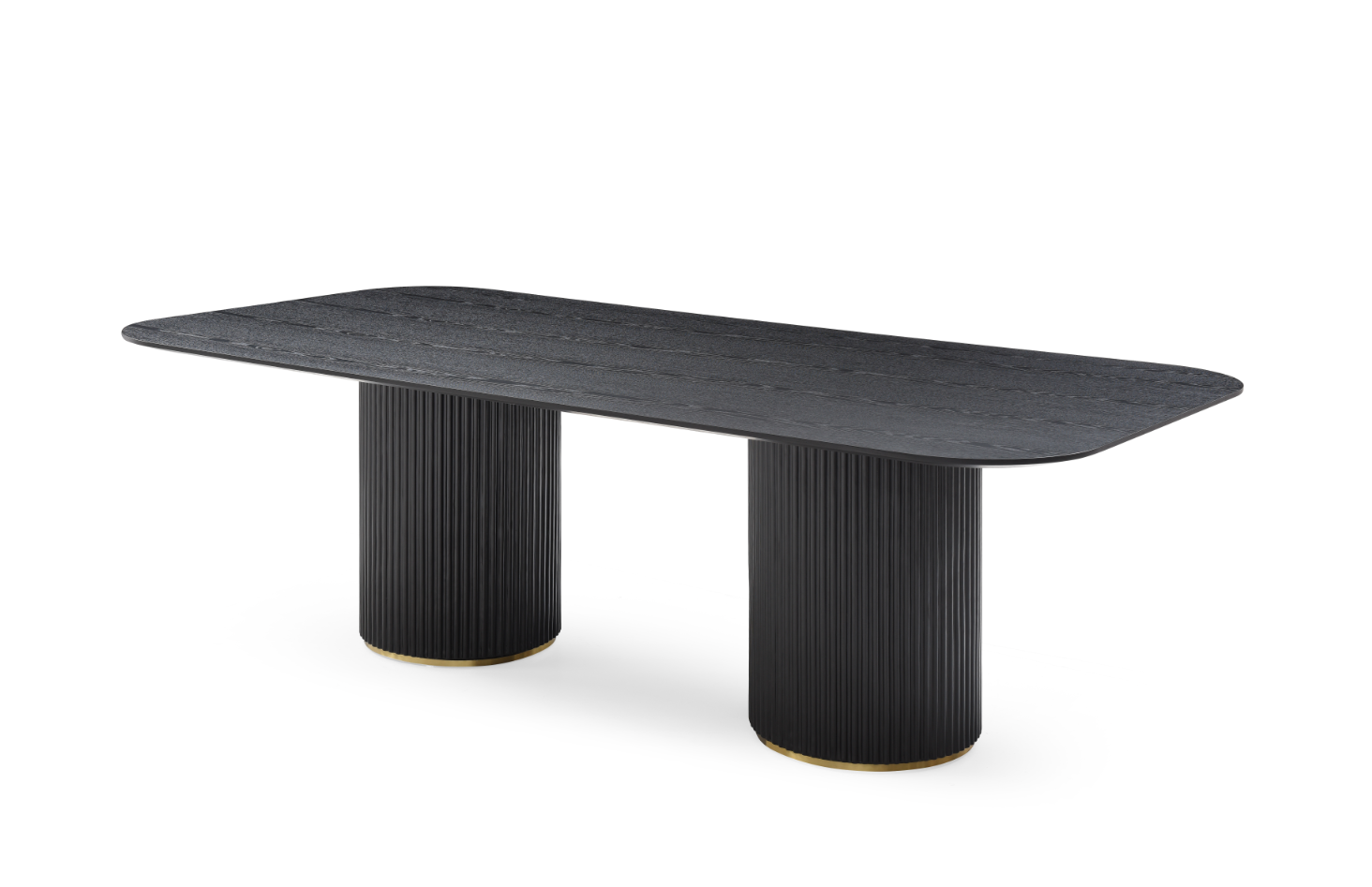 Lantine 240 Dining Table - Black Oak