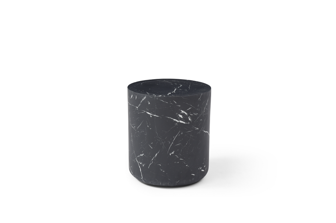 Ciladro Side Table - Faux Black Marble