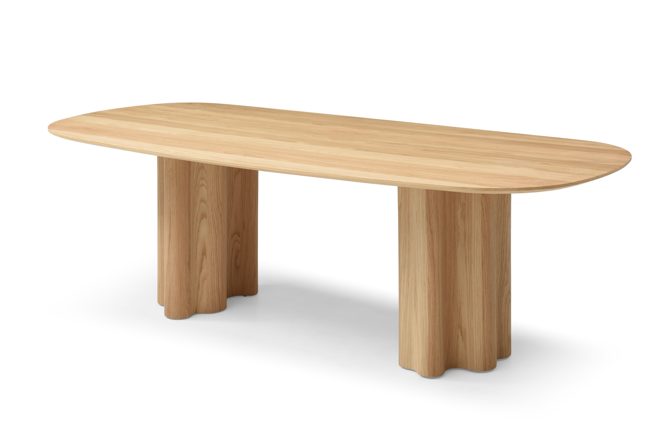 Moon Dining Table 240 - Light Oak